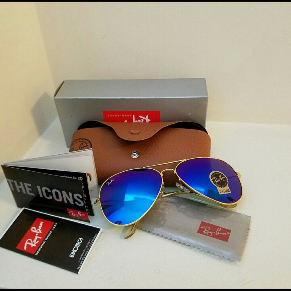 62MM Ray•Ban aviator Sunglasses